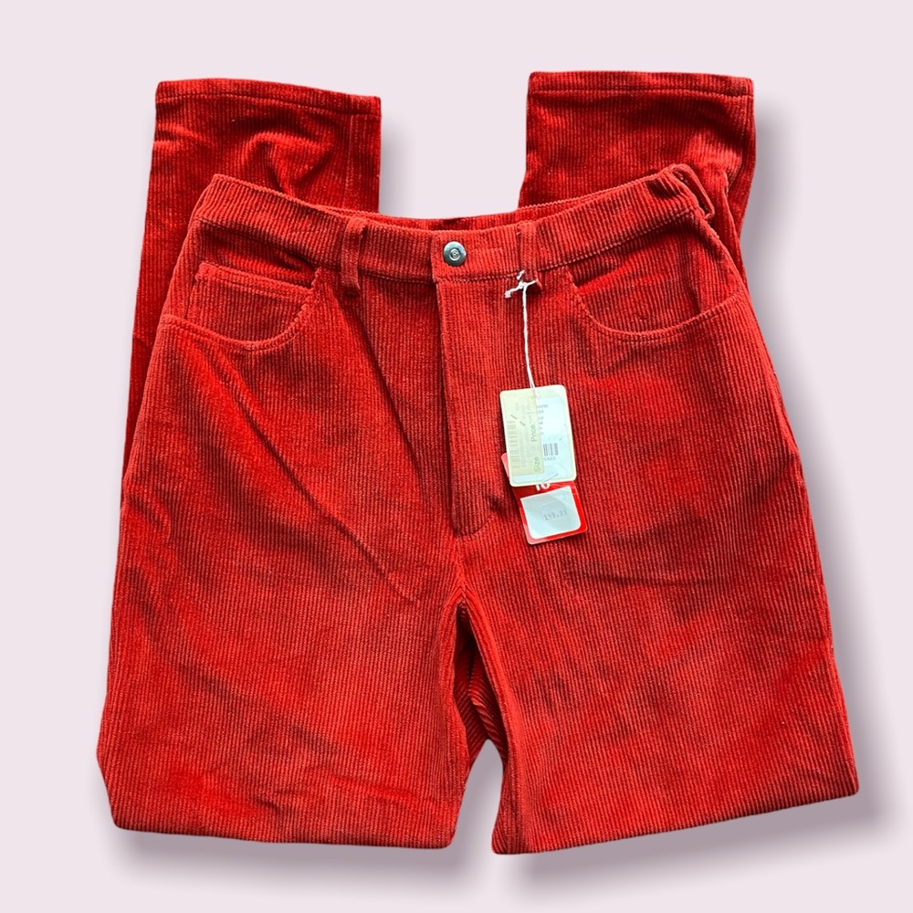 Vintage Deadstock 80s Corduroy High Rise Pants